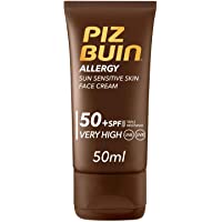 Piz Buin- Allergy Protector Solar Facial- SPF 50+ Protección Muy Alta para Pieles Sensibles al Sol- 50 ml
